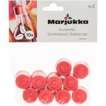 Резиновая пробка Marjukka Kumitulppa № 2 10 шт