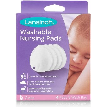 Моющиеся накладки для бюстгалтера Lansinoh 4 шт Моющиеся накладки для бюстгалтера Lansinoh 4 шт