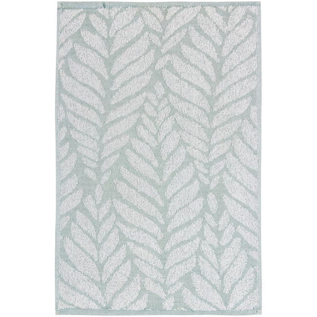 Махровое полотенце для рук House Leaf 30x50 см, зеленое