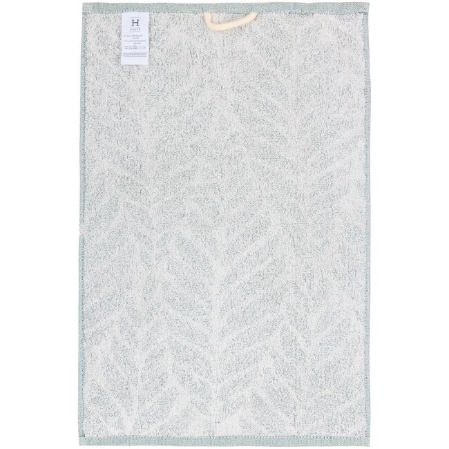 Махровое полотенце для рук House Leaf 30x50 см, зеленое