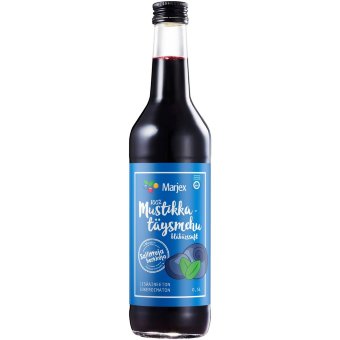 Натуральный черничный сок холодного отжима Marjex Mustikka 500 мл Натуральный черничный сок холодного отжима Marjex Mustikka 500 мл