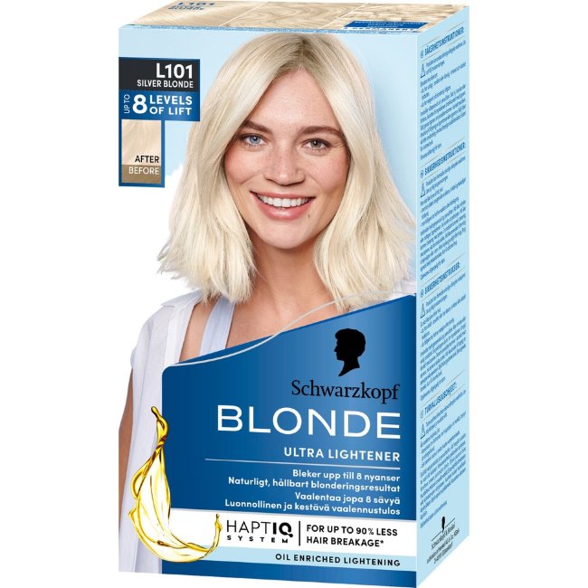Осветлитель для волос Schwarzkopf Blonde L101 серебристо-белый