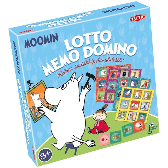 Настольная игра Tactic Mumin 3 в 1: лото, мемо, домино