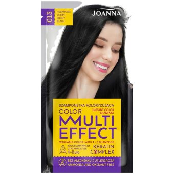 Шампунь оттеночный Joanna Multi Effect Ebony Black 013 Шампунь оттеночный Joanna Multi Effect Ebony Black 013