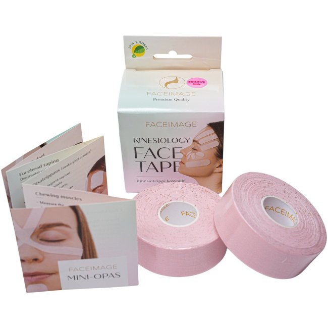 Кинезиотейп для лица Faceimage Sensitive 2x2 5 см x 5 м