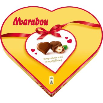 Шоколадные конфеты Marabou сердце 165 гр Шоколадные конфеты Marabou сердце 165 гр