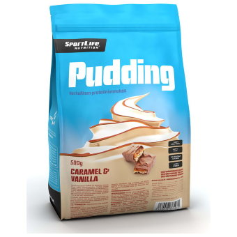 Протеиновый пудинг Pudding ванильная карамель SportLife 500 г Протеиновый пудинг Pudding ванильная карамель SportLife 500 г