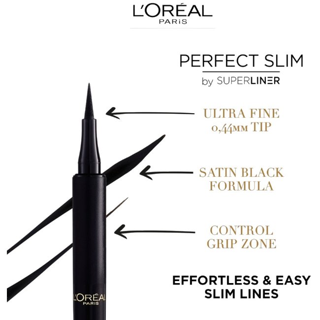Подводка для глаз L'Oréal Paris Super Liner Perfect Slim 01 Intense Black