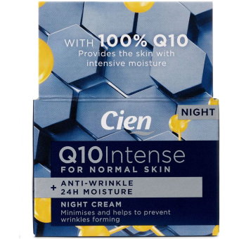 Крем для лица Cien ночной Q10 50 мл Крем для лица Cien ночной Q10 50 мл