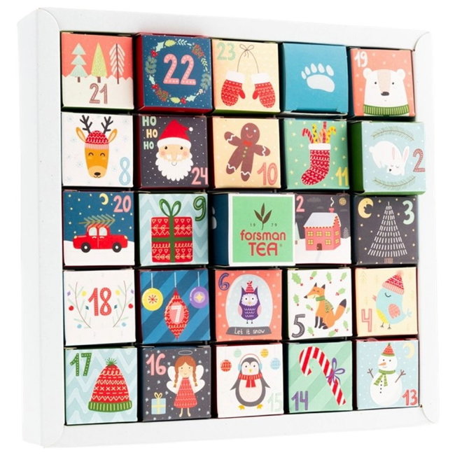 Рождественский чайный календарь Forsman WWF Fair Trade