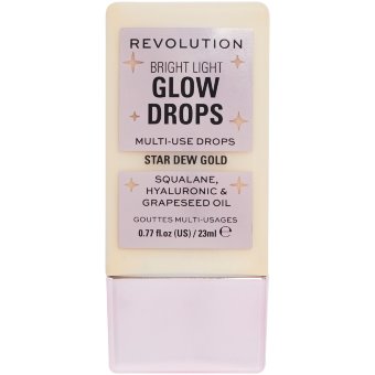 Подсвечивающие капли для макияжа Makeup Revolution Bright Light 23 мл Golden Star Dew Подсвечивающие капли для макияжа Makeup Revolution Bright Light 23 мл Golden Star Dew