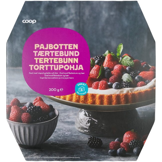 Бисквитный корж для торта Coop 200 гр