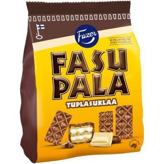 Вафли с двойным шоколадом Fasupala Tuplasuklaa FAZER 199 гр