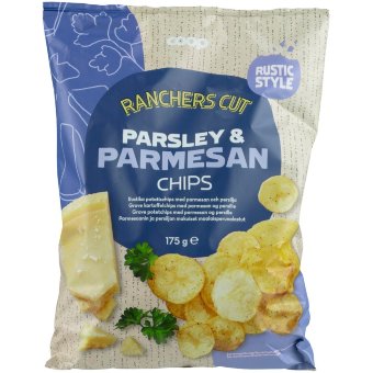 Деревенские картофельные чипсы Coop с пармезаном и петрушкой 175 гр Деревенские картофельные чипсы Coop с пармезаном и петрушкой 175 гр