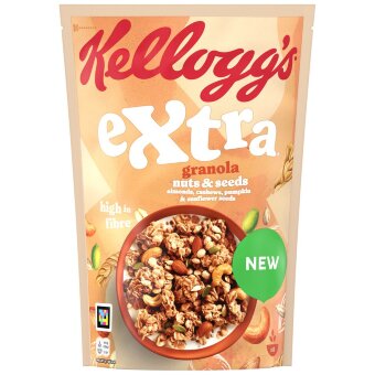 Гранола Kellogg's Extra Nuts & Seeds 400 гр
