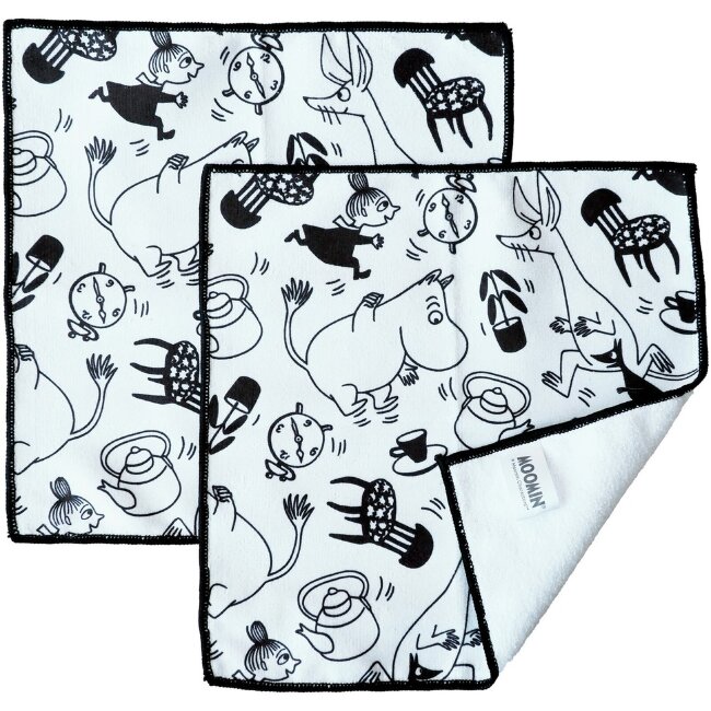 Салфетки из микрофибры Moomin (уп 2 шт)