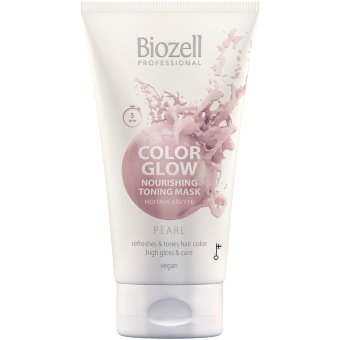 Ухаживающая тонирующая маска Biozell Color Glow Pearl 150 мл