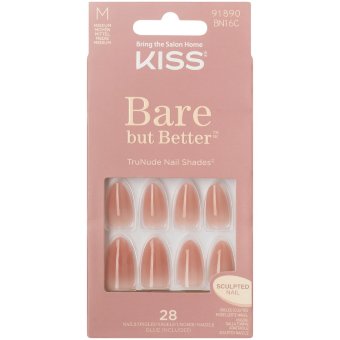 Накладные ногти Kiss Bare but Better Fairest Nude 28 шт Накладные ногти Kiss Bare but Better Fairest Nude 28 шт