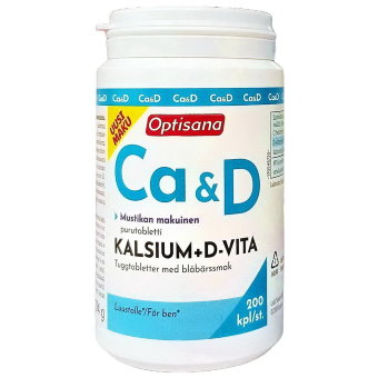 Кальций и витамин Д3 OPTISANA KALSIUM+D-VITA 200 таб Кальций и витамин Д3 OPTISANA KALSIUM+D-VITA 200 таб