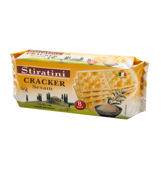 Крекеры с кунжутом, Stiratini Cracker Sesam, 250 гр Крекеры с кунжутом, Stiratini Cracker Sesam, 250 гр