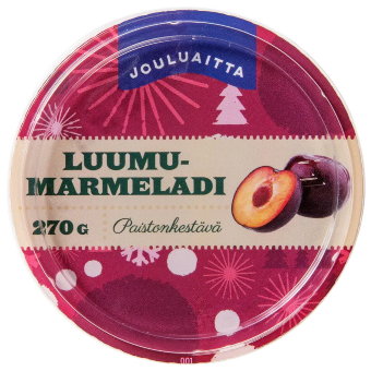 Термостойкий рождественский мармелад Jouluaitta (сливовый) 270 гр