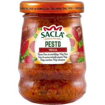 Песто с салями 'Nduja Saclà 90 гр Песто с салями 'Nduja Saclà 90 гр