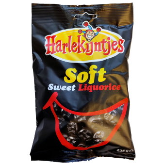 Желейные конфеты с лакрицей Festivaldi Sweet Soft 225 гр Желейные конфеты с лакрицей Festivaldi Sweet Soft 225 гр