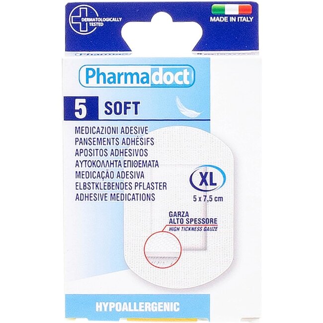 Мягкая повязка Pharmadoct 5x7,5 см (уп 5 шт)
