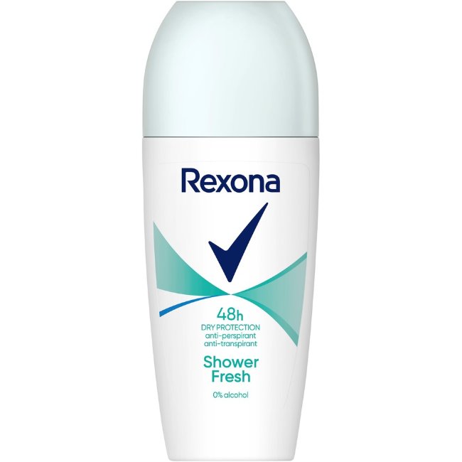 Антиперспирант-дезодорант Rexona Shower Fresh роликовый 50 мл Антиперспирант-дезодорант Rexona Shower Fresh роликовый 50 мл