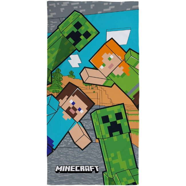 Детское пляжное полотенце Minecraft 70x140 см Детское пляжное полотенце Minecraft 70x140 см