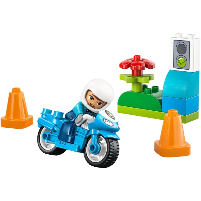 Конструктор LEGO® DUPLO Город Синий полицейский мотоцикл 10471 Конструктор LEGO® DUPLO Город Синий полицейский мотоцикл 10471