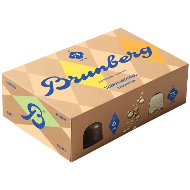 Суфле в шоколадной глазури Brunberg (уп 6 шт) 150 гр