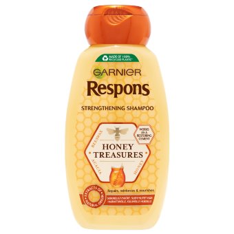 Шампунь укрепляющий для ослабленных волос Garnier Respons Honey Treasures 250 мл Шампунь укрепляющий для ослабленных волос Garnier Respons Honey Treasures 250 мл