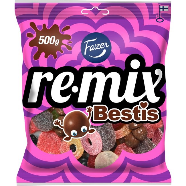 Микс конфет Fazer Remix Bestis 500 гр Микс конфет Fazer Remix Bestis 500 гр