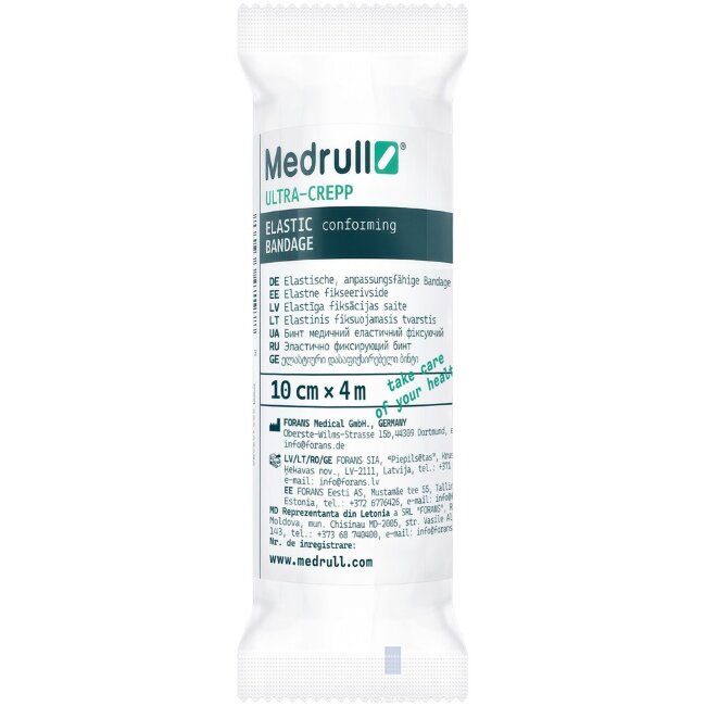 Эластичный бинт Medrull 10 см x 4 м Эластичный бинт Medrull 10 см x 4 м