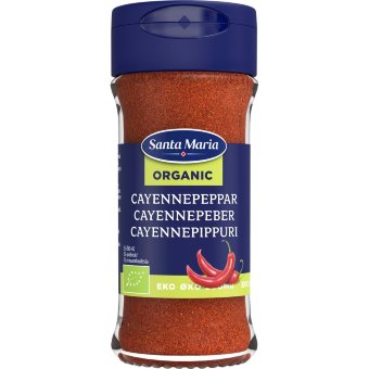 Кайенский перец Santa Maria органический, банка 38 гр