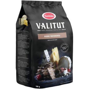 Крекеры ржаные с тмином Kantolan Valitut 100 гр Крекеры ржаные с тмином Kantolan Valitut 100 гр