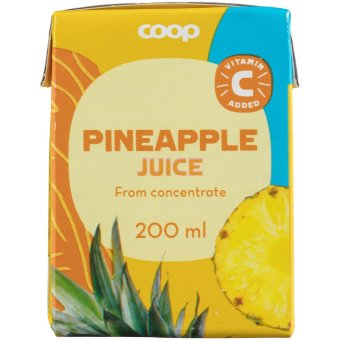 Ананасовый сок Coop 200 мл Ананасовый сок Coop 200 мл