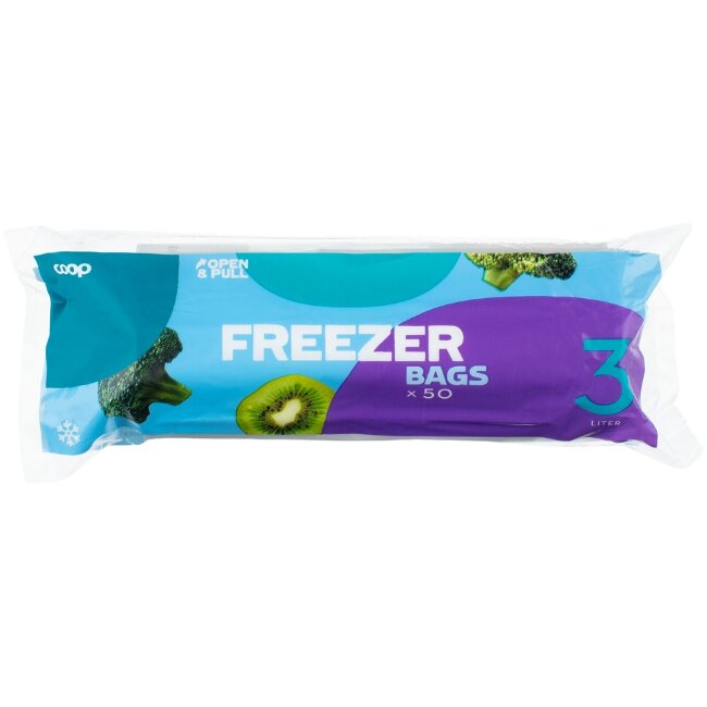 Мешки для заморозки Coop 3 л 50 шт Мешки для заморозки Coop 3 л 50 шт