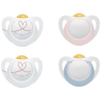 Пустышка NUK Star 0-6 мес (уп 2 шт)