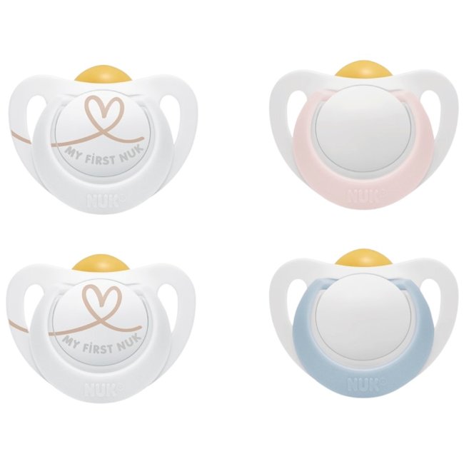 Пустышка NUK Star 0-6 мес (уп 2 шт)