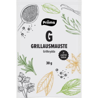 Приправа для гриля без соли Priima Grillimauste 30 гр