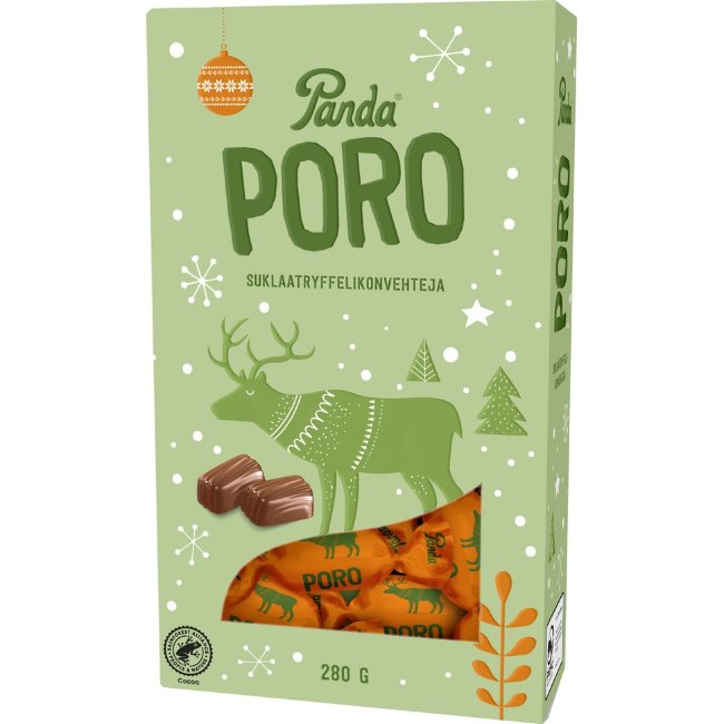 Шоколадные конфеты Panda PORO с трюфельной начинкой 280 гр