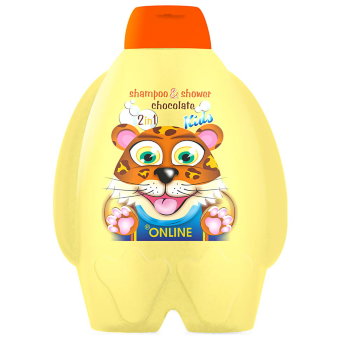 Детский шампунь и гель для душа OnLine Chocolate (Шоколад) 300 мл Детский шампунь и гель для душа OnLine Chocolate (Шоколад) 300 мл