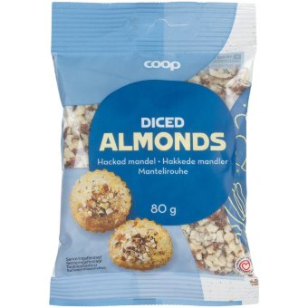 Миндальная крошка для выпечки Coop 80 гр Миндальная крошка для выпечки Coop 80 гр