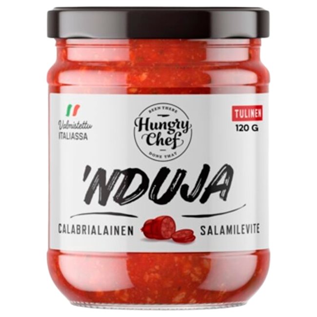 Острый салями-паста Hungry Chef 'Nduja Calabrialainen 120 гр