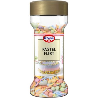Посыпка для украшения Dr. Oetker Pastel Flirt 50 гр Посыпка для украшения Dr. Oetker Pastel Flirt 50 гр