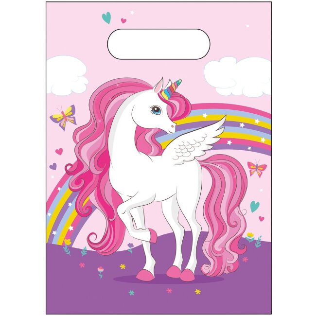 Праздничный подарочный пакет Decorata Party Unicorn rainbow Праздничный подарочный пакет Decorata Party Unicorn rainbow