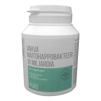 Молочнокислые бактерии Vahva Maito Purelife 10 млрд 60 капсул (сильные) Молочнокислые бактерии Vahva Maito Purelife 10 млрд 60 капсул (сильные)