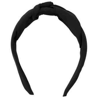 Повязка для волос Accessories with Style классическая черная 5 см шириной